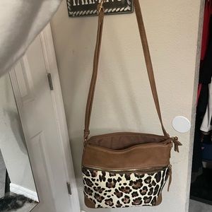 Cheetah print purse